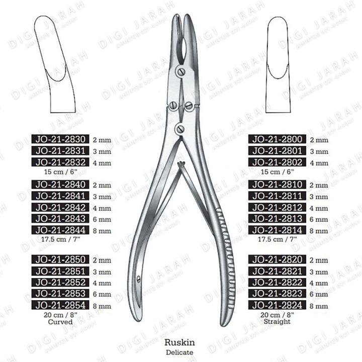 رانژور دبل اکشن راست JO-21-2800 surgicon15CM 2MM